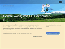 Tablet Screenshot of herba-swiss.ch